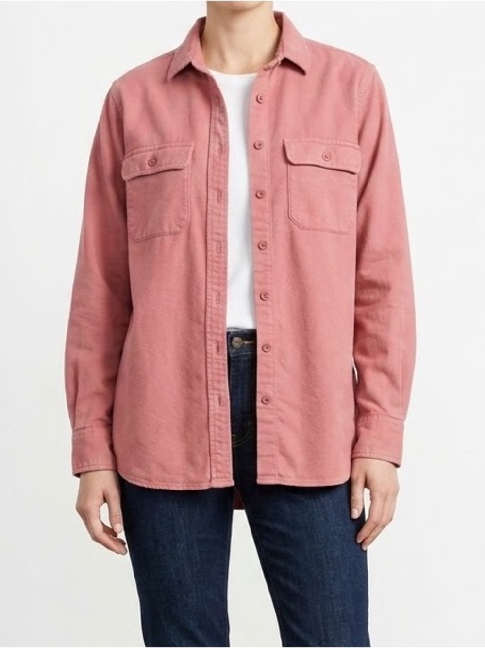 LL Bean pink shirt